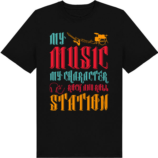 "My Music My Character V1" Unisex T-Shirt | Music Lovers' Pick