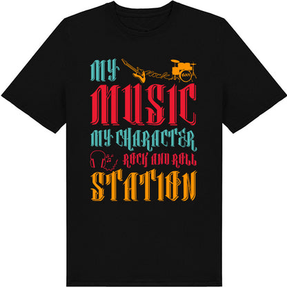 "My Music My Character V1" Unisex T-Shirt | Music Lovers' Pick