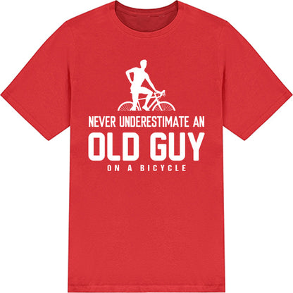 Old Guy On A Bicycle T-Shirt | Perfect for Bike Adventures