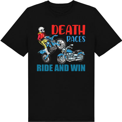 Death Races Unisex T-Shirt | Ideal for Motorcycle Fans