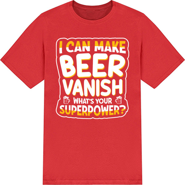 "I Can Make Beer Vanish" T-Shirt | Fun Equestrian Apparel