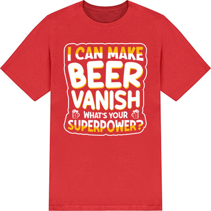 "I Can Make Beer Vanish" T-Shirt | Fun Equestrian Apparel