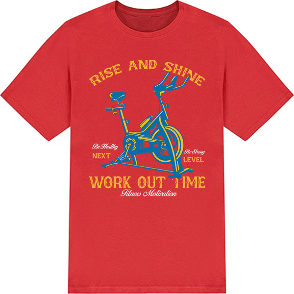 Rise and Shine Unisex Workout T-Shirt | Essential Gym Wear