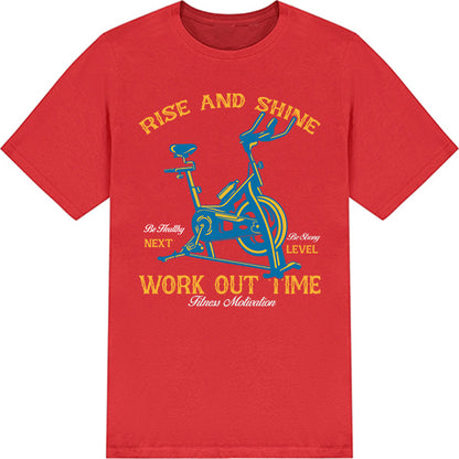 Rise and Shine Unisex Workout T-Shirt | Essential Gym Wear