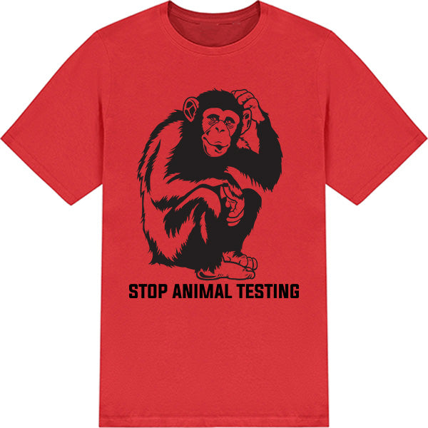 Stop Animal Testing T-Shirt | Vegan Vibes Collection