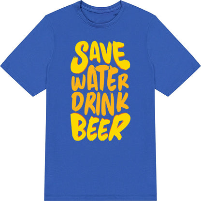 Save Water Drink Beer T-Shirt | Unisex Equestrian Apparel