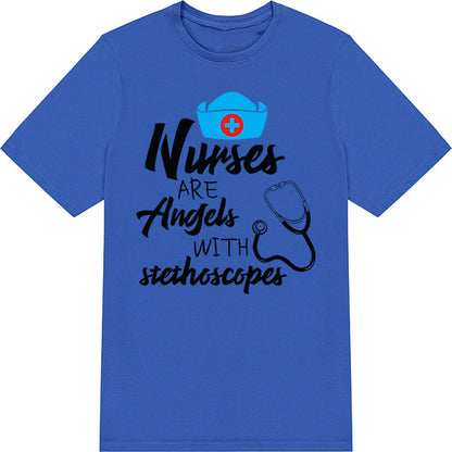 "Nurses Are Angels" Unisex T-Shirt | Celebrate Nurse Pride