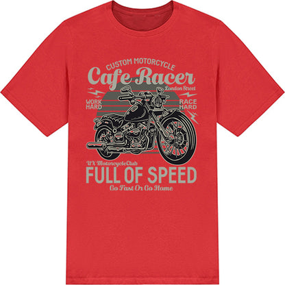 Custom Cafe Racer T-Shirt | Unisex | For Speed Enthusiasts