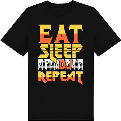 "Eat Sleep DJ Repeat" T-Shirt | Ideal for Music Lovers