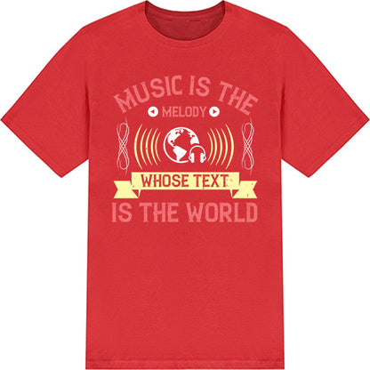 "Music Is The Melody" Unisex T-Shirt | Ideal for Music Lovers