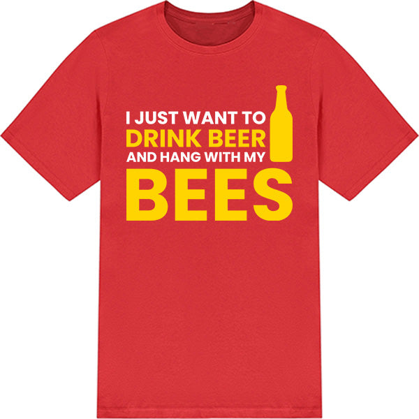 Drink Beer & Hang with Bees T-Shirt | Unisex Equestrian Apparel