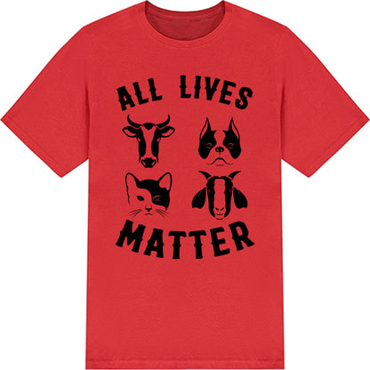 All Lives Matter Unisex T-Shirt - Embrace Vegan Vibes