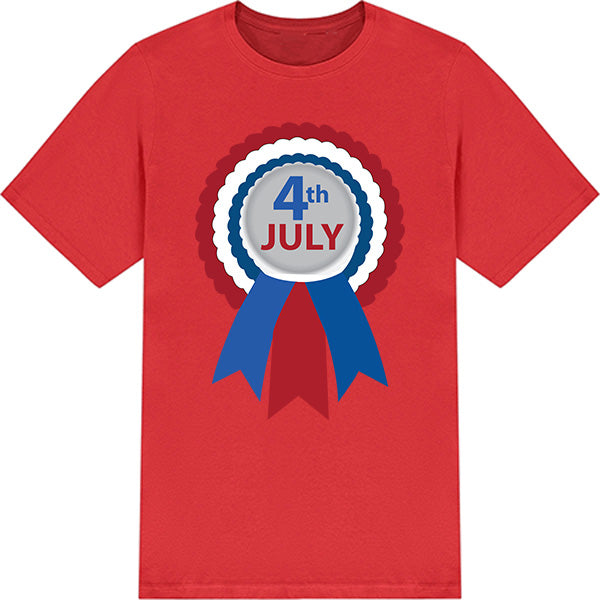 Patriotic Unisex T-Shirt for Fourth of July Equestrian Fun