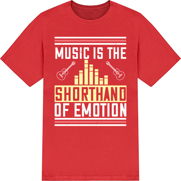 "Music Is The Shorthand Of Emotion" Unisex T-Shirt | Equestrian