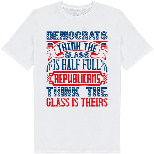 Unisex Political Statement T-Shirt - Democrats vs Republicans