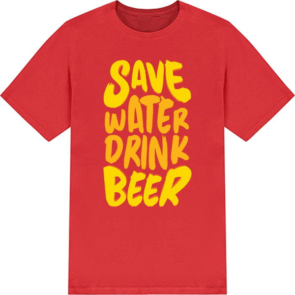 Save Water Drink Beer T-Shirt | Unisex Equestrian Apparel