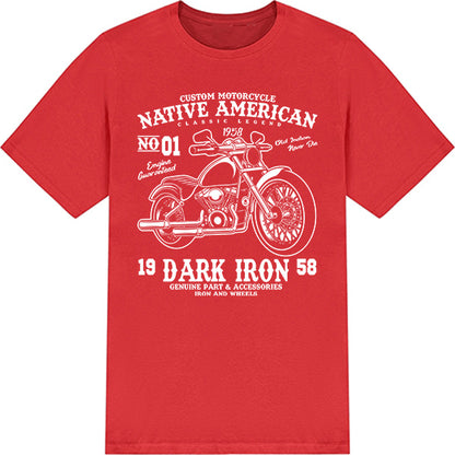 Custom Native American Motorcycle T-Shirt | Unisex & Stylish