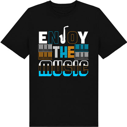 Enjoy The Music V1 Unisex T-Shirt | Ideal for Music Lovers