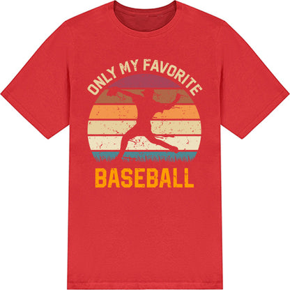 "Only My Favourite Baseball" Unisex T-Shirt | Equestrian Style