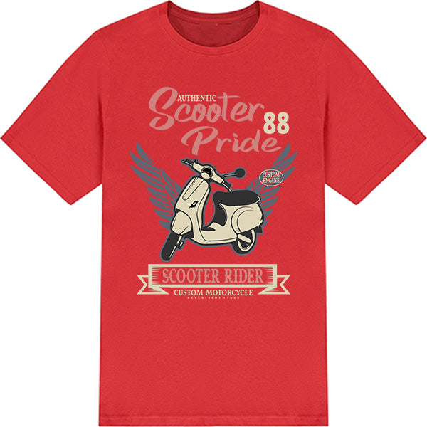 Authentic Scooter Pride Unisex T-Shirt for Bikers