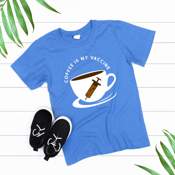 Coffee Is My Vaccine V2 T-Shirt | Ideal for Coffee Lovers