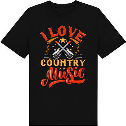 "I Love Country Music" Unisex T-Shirt | Equestrian Apparel