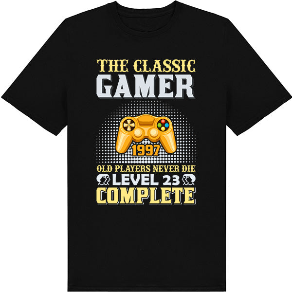 Classic Gamer 1997 Unisex T-Shirt - Premium Gaming Apparel