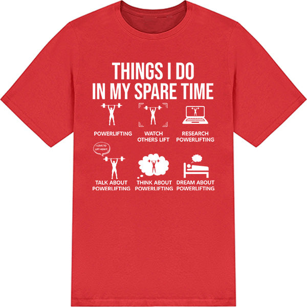 "Things I Do In My Spare Time" Unisex T-Shirt | Equestrian Apparel