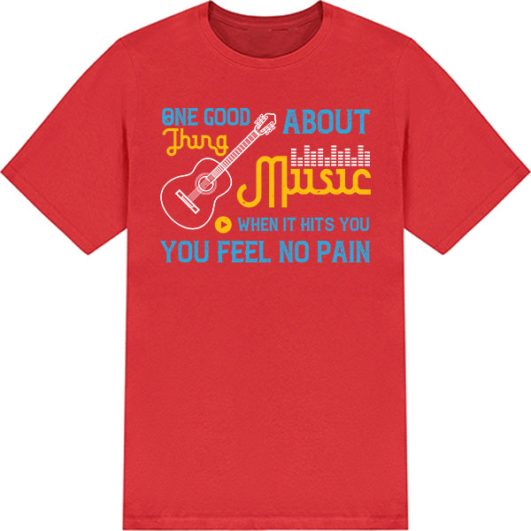 Unisex Music T-Shirt - Feel No Pain | Perfect for Music Lovers