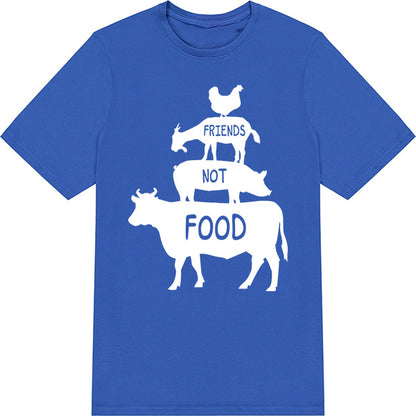 "Friends Not Food" Vegan T-Shirt | Unisex Equestrian Apparel