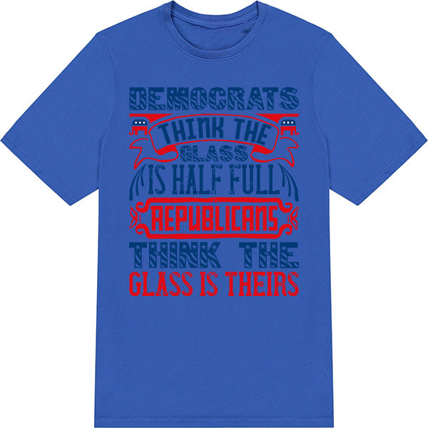 Unisex Political Statement T-Shirt - Democrats vs Republicans