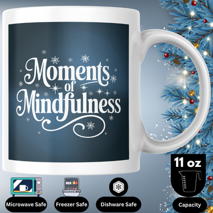 Shop the Moments of Mindfulness Self-Care Christmas Mug - Perfect Holiday Gift for Relaxation and Reflection