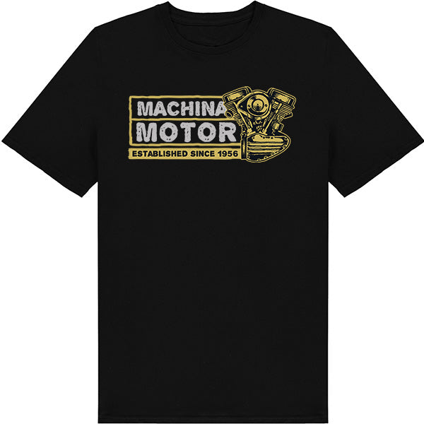 Machina Motor Unisex T-Shirt | Ideal for Motorcycle Fans