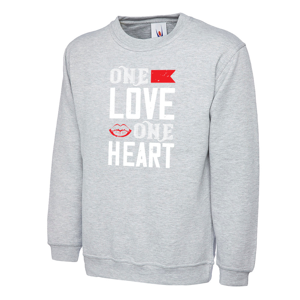 One Love One Heart  Unisex Sweatshirt | Valentine's Day Special