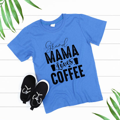 Grand Mama Loves Coffee Unisex T-Shirt | Equestrian Apparel