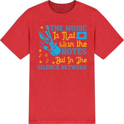 "Music Is In The Silence" Unisex T-Shirt | Ideal for Music Lovers