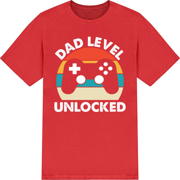 Dad Level Unlocked T-Shirt | Equestrian Dad's Collection