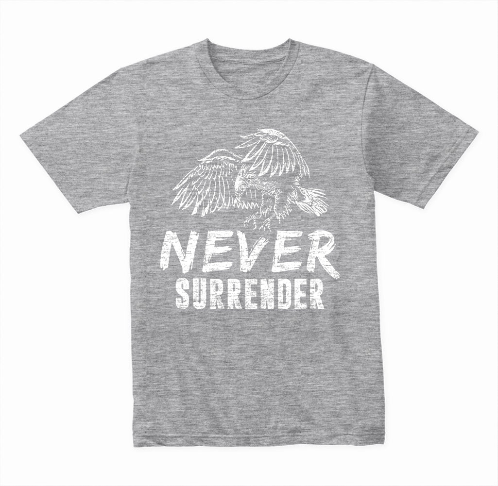 Never Surrender Unisex T-Shirt | Motivational Equestrian Wear