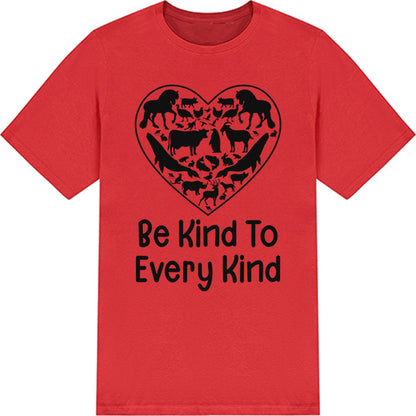 Shop the "Be Kind To Every Kind" Unisex T-Shirt | Embrace Vegan Vibes