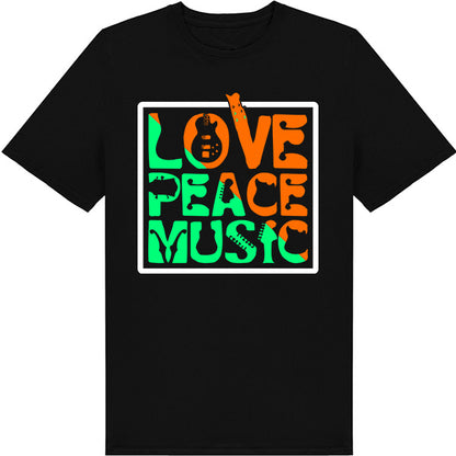 Love Peace Music Unisex T-Shirt | Ideal for Music Lovers