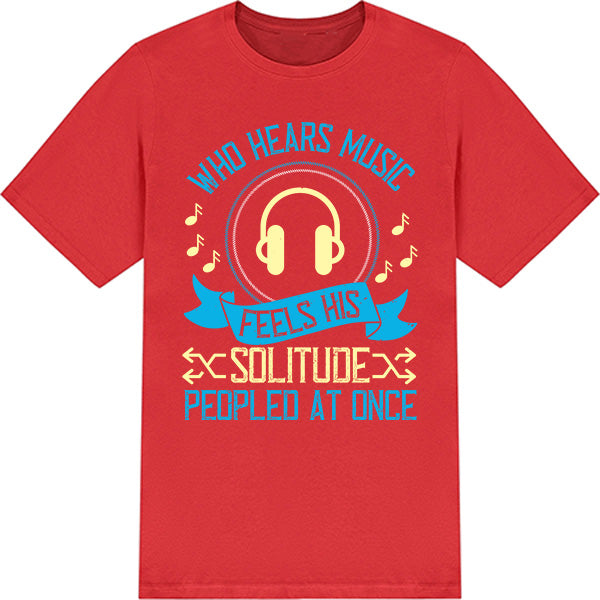 "Who Hears Music" Unisex T-Shirt | Ideal for Music Lovers