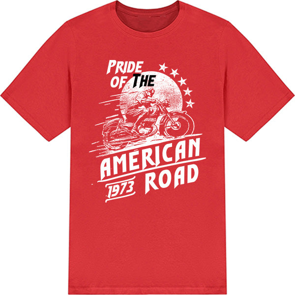 American 1973 Road Unisex T-Shirt | Motorcycle Enthusiast Tee