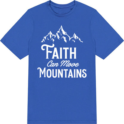 Faith Can Move Mountains T-Shirt | Christian Equestrian Apparel