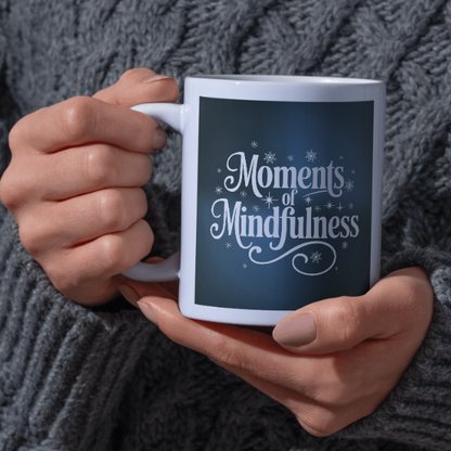 Shop the Moments of Mindfulness Self-Care Christmas Mug - Perfect Holiday Gift for Relaxation and Reflection