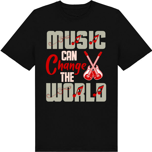 "Music Can Change The World" Unisex T-Shirt - Shop Now