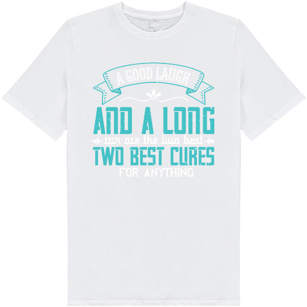 Unisex Runner's T-Shirt: Best Cures Quote - Shop Now