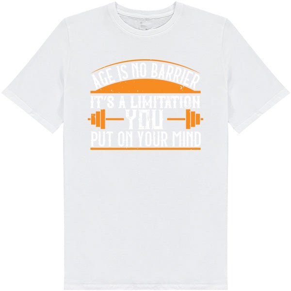 "Age Is No Barrier" Unisex T-Shirt | Equestrian Fitness Tee