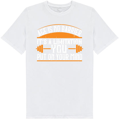 "Age Is No Barrier" Unisex T-Shirt | Equestrian Fitness Tee