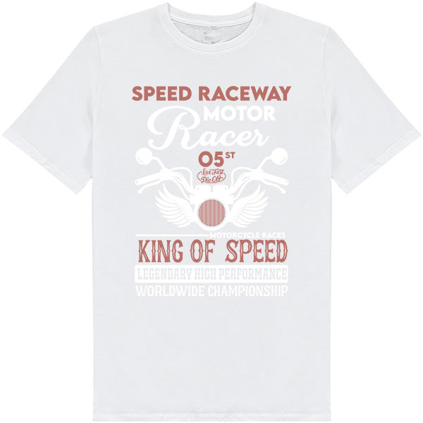 Speed Raceway Motor Racer T-Shirt | Unisex | For Bikers