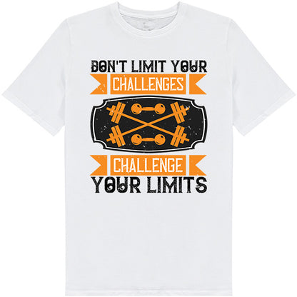 Challenge Your Limits Unisex T-Shirt | Fitness Focus Collection